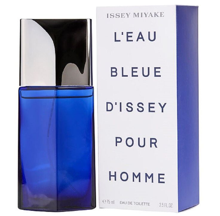 L'eau Bleue D'issey Pour Homme Issey Miyake 2_5 Oz _ 75 Ml Edt Men Spray